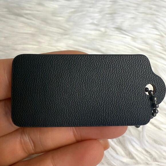 2" COACH Fob Bag Charm Hang tag Hangtag - Picture 2 of 2